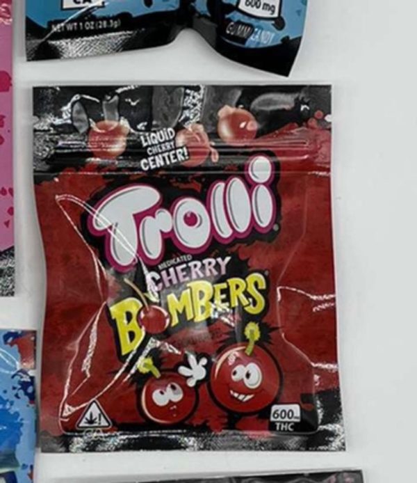 600 mg Trolli Cherry Bombers