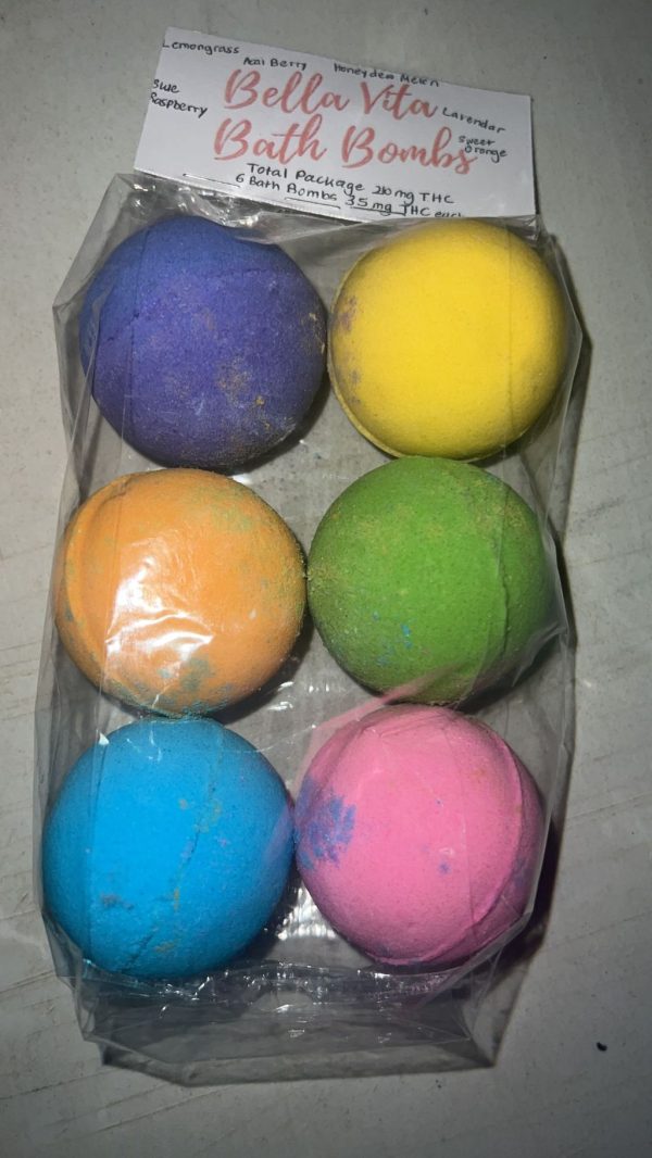 Bellavita Bath Bomb 6 pack