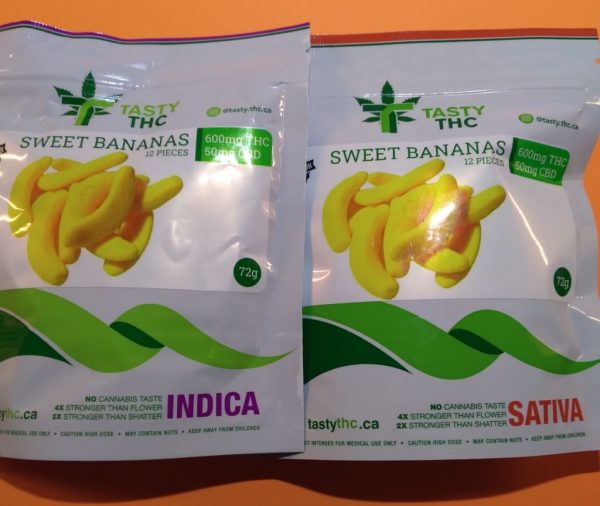 TASTY THC SWEET BANANAS 600MG