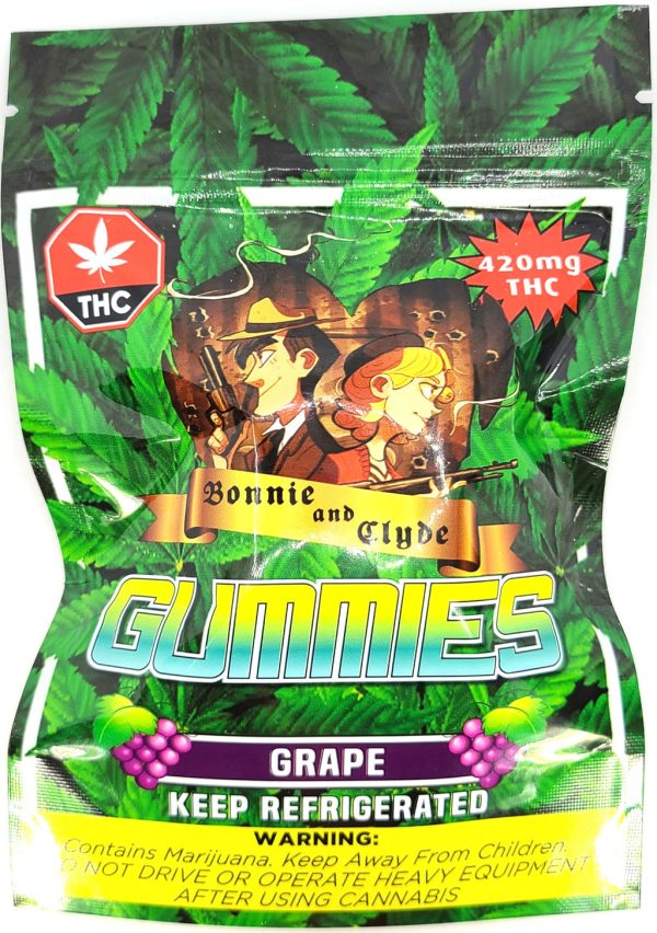 Bonnie & Clyde Gummies ✨Grape✨ 420 MG (5 for $80)